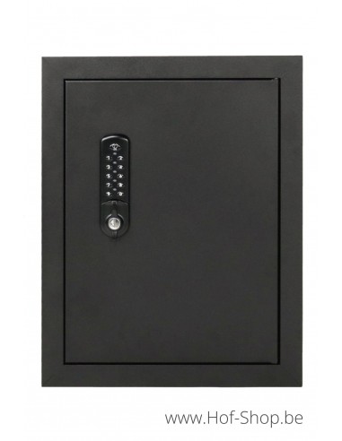 Porte boîte aux lettres 529/3 noire 35,2 x 44,2 cm avec serrure DCL - Albo porte boîte aux lettres aluminium