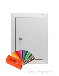 Brievenbusdeur 529/1 gelakt 24,8 x 35,2 cm - Albo brievenkastdeur aluminium