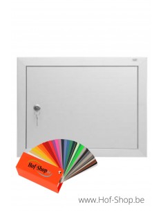 Brievenbusdeur 529/3/H gelakt 44,2 x 35,2 cm - Albo brievenkastdeur aluminium