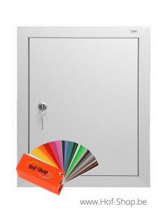 Brievenbusdeur 529/3 gelakt 35,2 x 44,2 cm - Albo brievenkastdeur aluminium