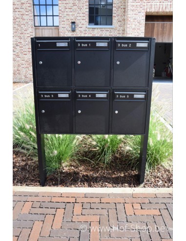 Boxis 540/D/505 (40 x 31 x 24 cm) - brievenbus aluminium