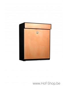 Allux Grundform Box cuivre front - boîte aux lettres