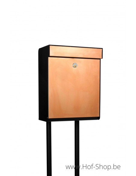 Allux Grundform Box copper front - brievenbus