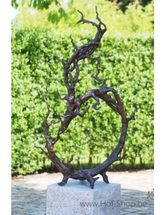 Moderne boom - bronzen beeld (B22084)