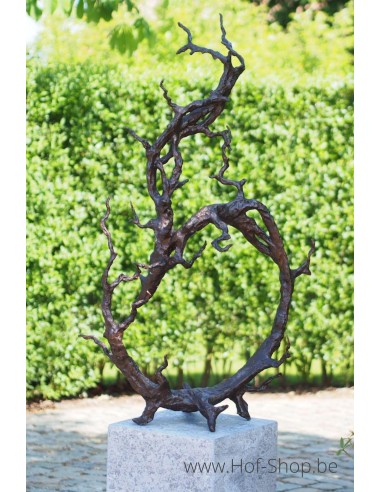 Moderne boom - bronzen beeld (B22084)