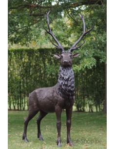 Groot hert - bronzen beeld (B47232)