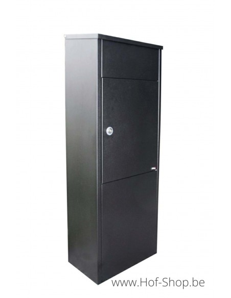Allux 600 zwart Front Door eurolock - pakketbus
