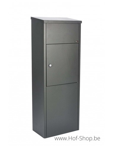 Allux 600 antraciet Front Door eurolock - pakketbus