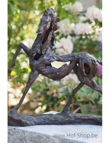 Cheval moderne - statue en bronze (B88194)