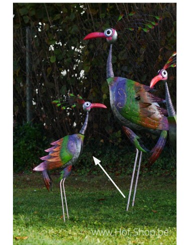 Grappige vogel klein - metalen figuur (MD16100)