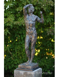 Homme nu de Rodin 92 cm - statue en bronze (B55905)