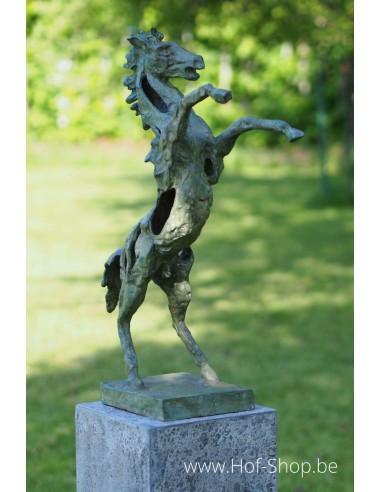 Cheval cabré moderne - statue en bronze (B88210)