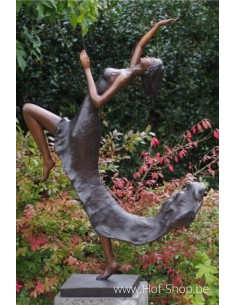 Dansende vrouw - bronzen beeld (B91222)