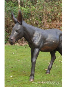 L'âne - statue en bronze (B94312)