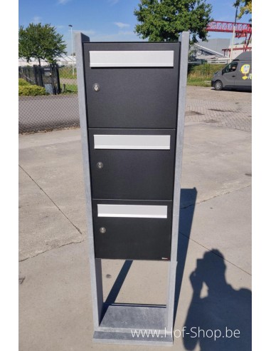 Palermo Triple - VASP Boîte aux lettres pour immeuble en pierre blue