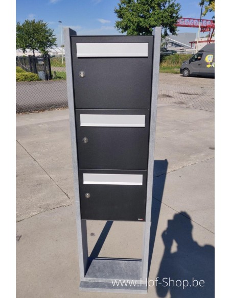 Palermo Triple - VASP Boîte aux lettres pour immeuble en pierre blue