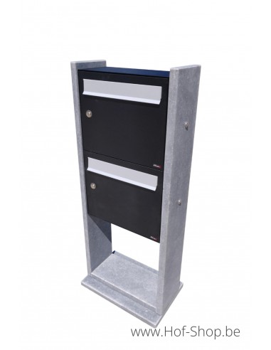 Palermo Double - VASP Boîte aux lettres pour immeuble en pierre blue