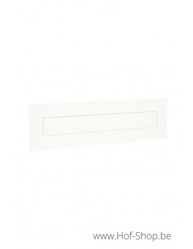 Brievenbusklep Integra 400 mm breed RAL 9016 - briefplaat aluminium