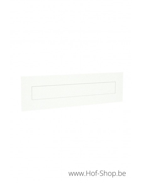 Brievenbusklep Integra 400 mm breed RAL 9016 - briefplaat aluminium