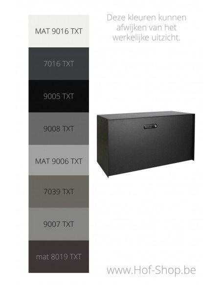 Bulkbox met RAL-kleur - XXL pakketbus aluminium
