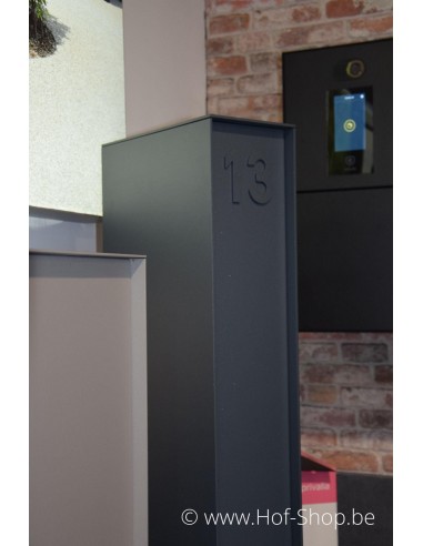Fenix Top Medium RAL 7016 - boîte à colis eSafe aluminium