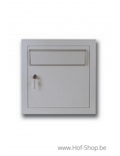 Brievenbusdeur 529/2/505 Natuur F1 35,2 x 35,2 cm - Albo brievenkastdeur aluminium