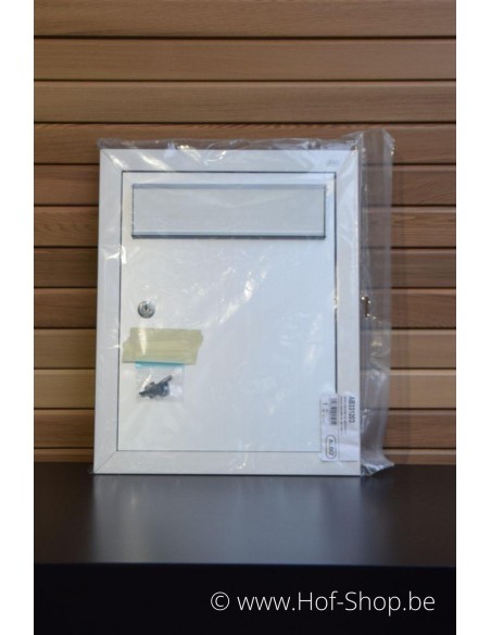 Porte boîte aux lettres 529/3 + 505 Nature F1 35,2 x 44,2 cm - Albo porte boîte aux lettres aluminium