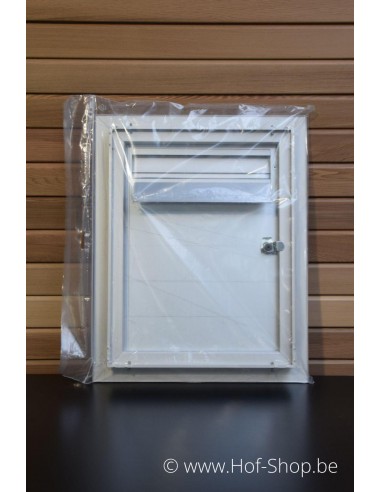 Porte boîte aux lettres 529/3 + 505 Nature F1 35,2 x 44,2 cm - Albo porte boîte aux lettres aluminium