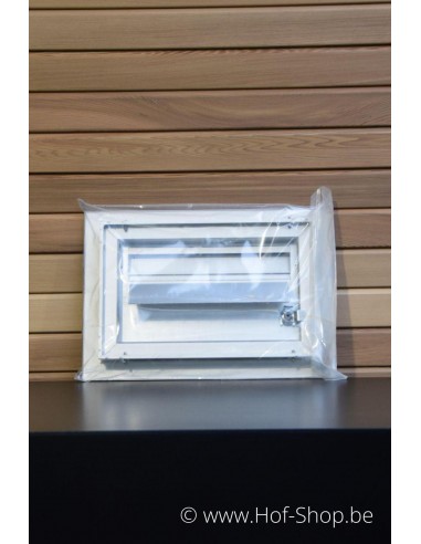 Brievenbusdeur 529/1/H + 505 Natuur F1 35,2 x 24,8 cm - Albo brievenkastdeur aluminium