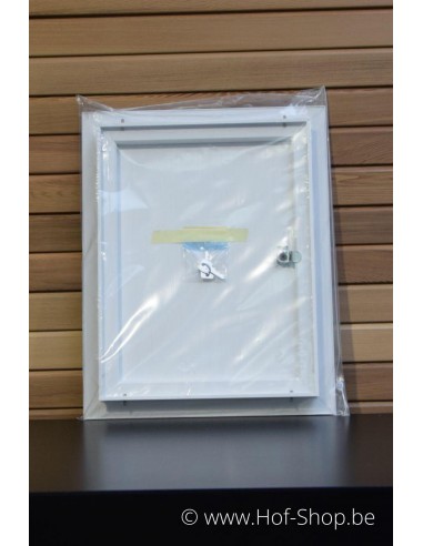 Brievenbusdeur 529/3 Wit 35,2 x 44,2 cm - Albo brievenkastdeur aluminium