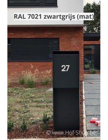 Flyn RAL naar keuze - brievenbus Adezz aluminium