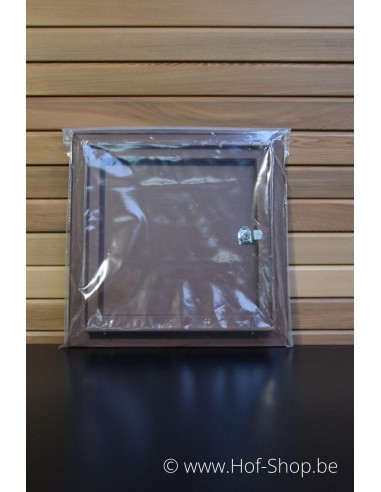Brievenbusdeur 529/2 Corten look 35,2 x 35,2 cm - Albo brievenkastdeur aluminium