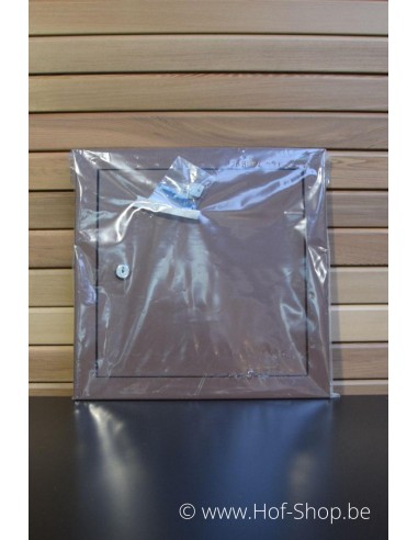 Brievenbusdeur 529/2 Corten look 35,2 x 35,2 cm - Albo brievenkastdeur aluminium