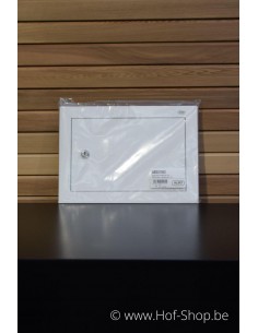 Brievenbusdeur 529/1/H Wit 35,2 x 24,8 cm - Albo brievenkastdeur aluminium