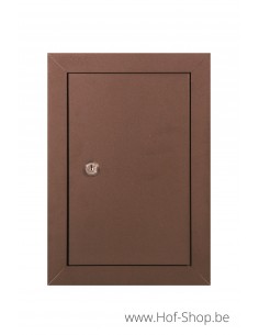 Porte boîte aux lettres 529/1 Corten look 24,8 x 35,2 cm - Albo porte boîte aux lettres aluminium