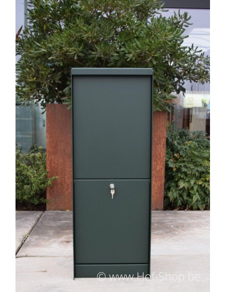 Dropbox Small RAL 6009 Back Door - ONZO boîte à colis aluminium
