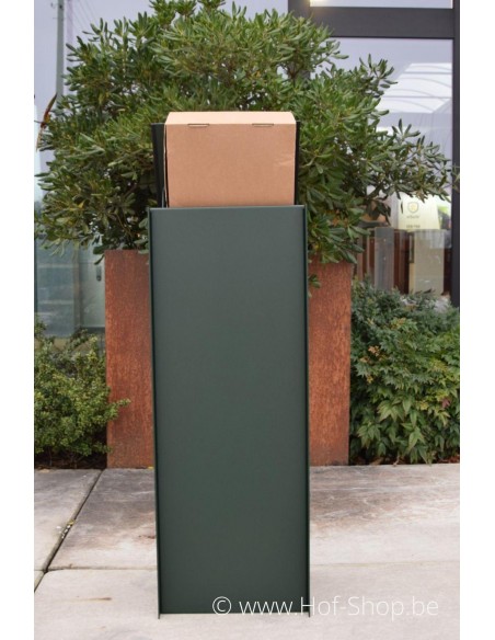 Dropbox Small RAL 6009 Back Door - ONZO boîte à colis aluminium