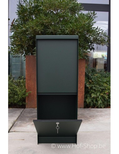 Dropbox Small RAL 6009 Limited Edition - eSafe pakketbus aluminium