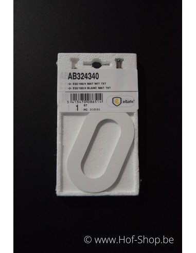 Numéro 0 - très épais blanc aluminium 10 cm de haute (Numéro de maison Albo)