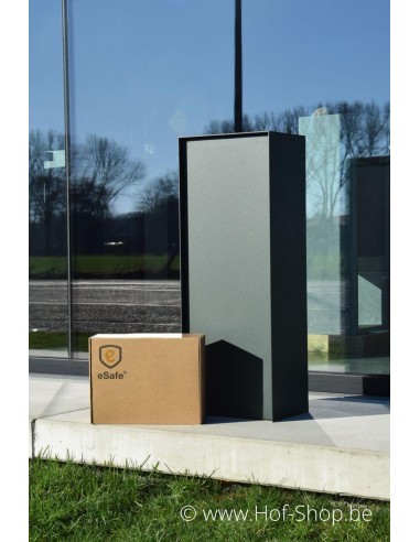 Dropbox Small RAL 6009 Back Door - ONZO boîte à colis aluminium