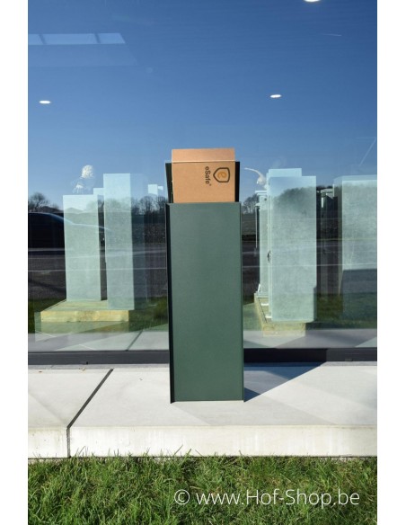 Dropbox Small RAL 6009 Back Door - ONZO boîte à colis aluminium