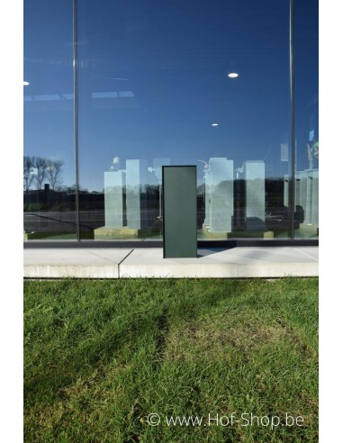 Dropbox Small RAL 6009 Back Door - ONZO pakketbus aluminium