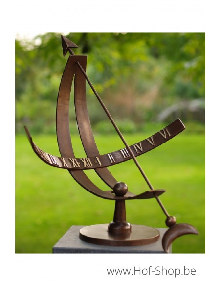 Cadran solaire - statue en bronze (GA0386BR-B)
