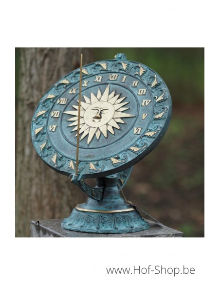 Cadran solaire - statue en bronze (GA0088BR-V)