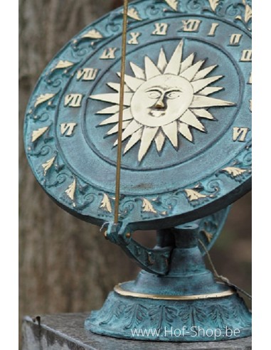 Cadran solaire - statue en bronze (GA0088BR-V)