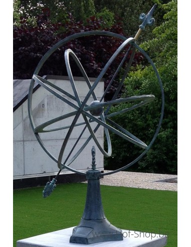 Cadran solaire - statue en bronze (GA0107BR-V)