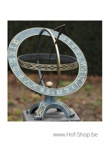 Cadran solaire - statue en bronze (GA0184BR-V)