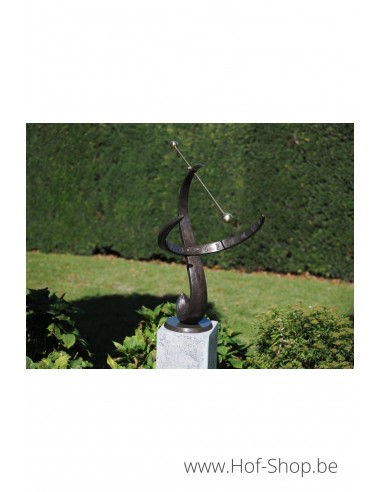 Zonnewijzer - bronzen beeld (GA0387BR-BI-S)