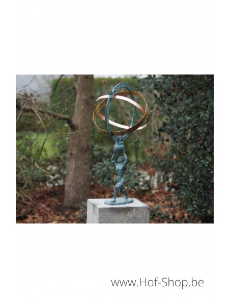 Zonnewijzer - bronzen beeld (GA1165BR-V)