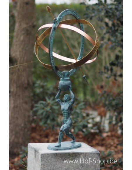 Zonnewijzer - bronzen beeld (GA1165BR-V)